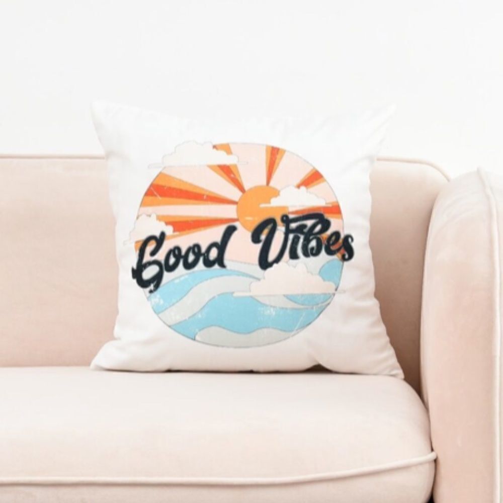 Good Vibes Pillow Cover